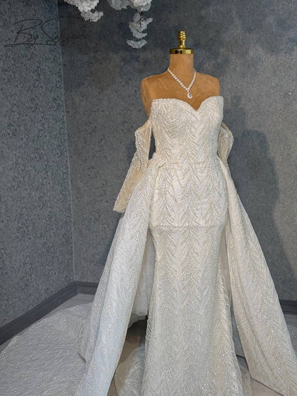 Off the Shoulder Wedding Dress
